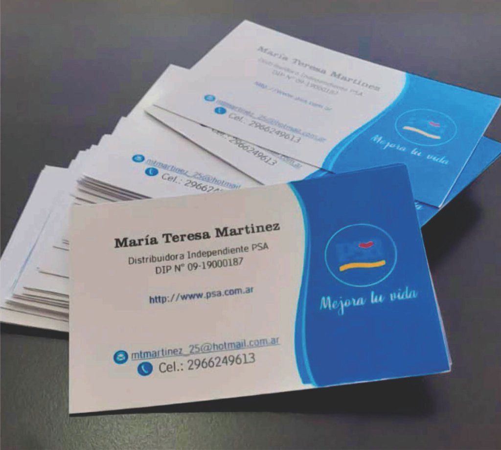 tarjetas personales
